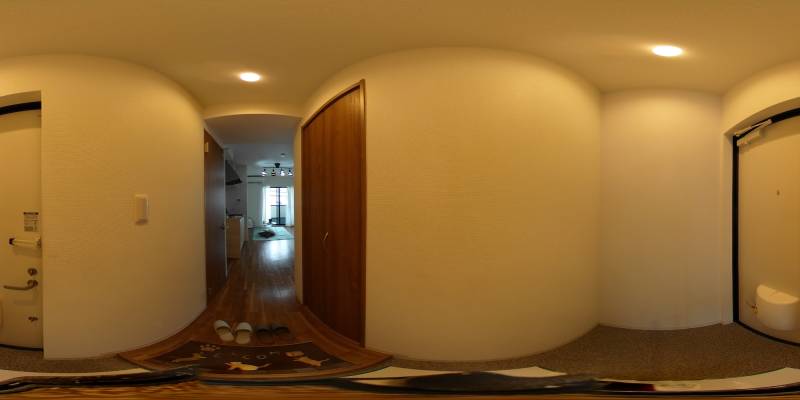 パノラマ画像玄関