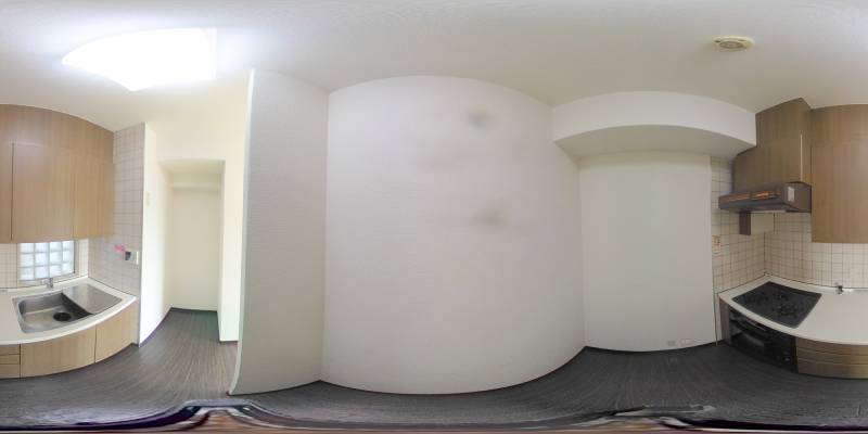 パノラマ画像キッチン