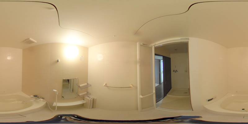 パノラマ画像バスルーム
