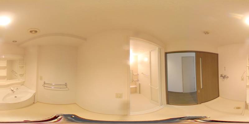 パノラマ画像洗面所