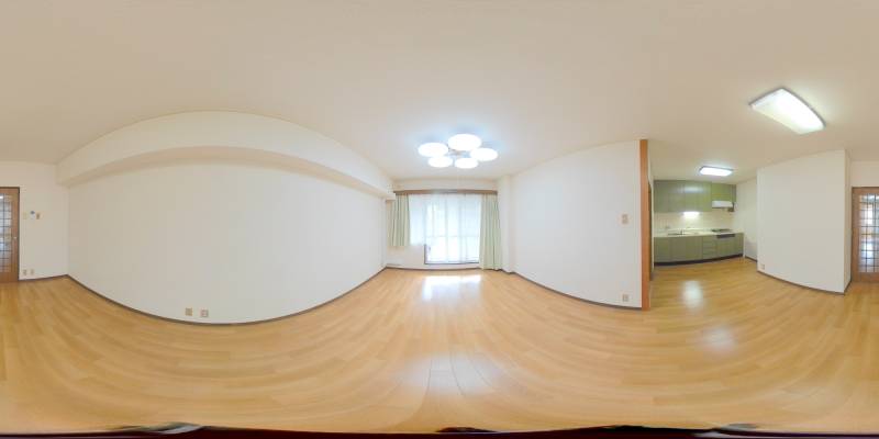 パノラマ画像リビング