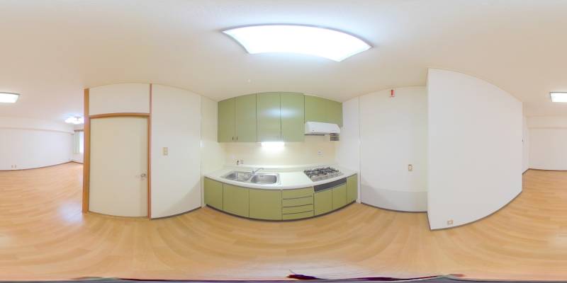 パノラマ画像キッチン