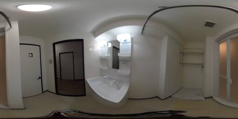 パノラマ画像洗面所