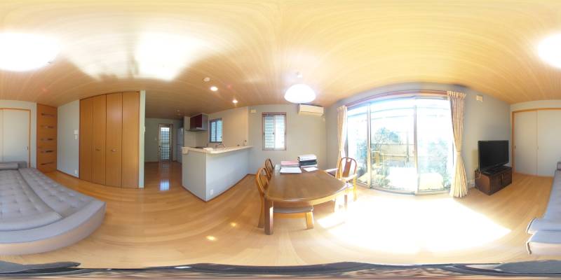 パノラマ画像リビング