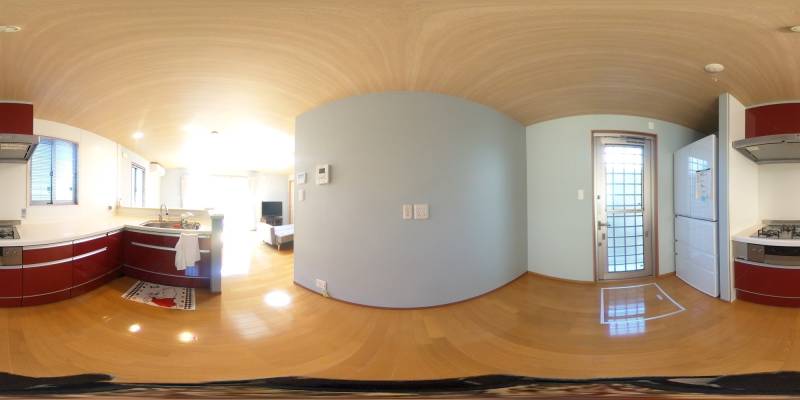 パノラマ画像キッチン