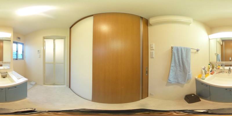 パノラマ画像洗面所