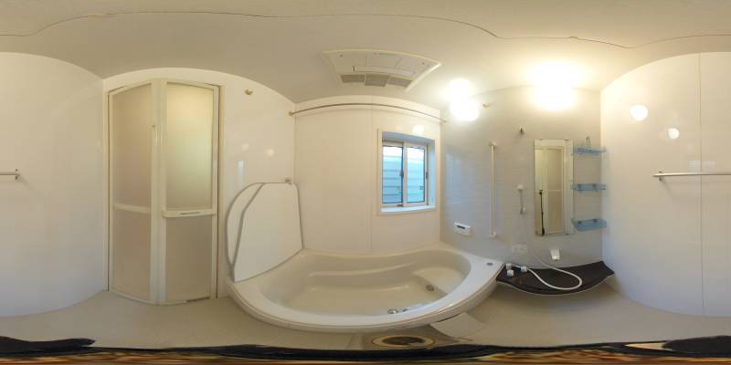 パノラマ画像バスルーム