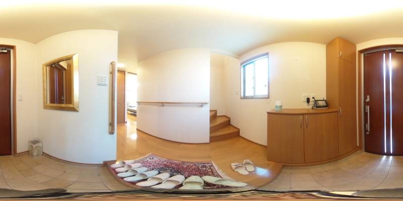 パノラマ画像玄関