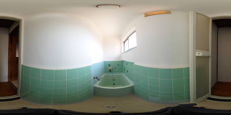 パノラマ画像バスルーム