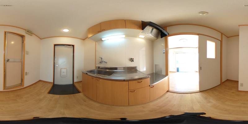 パノラマ画像キッチン