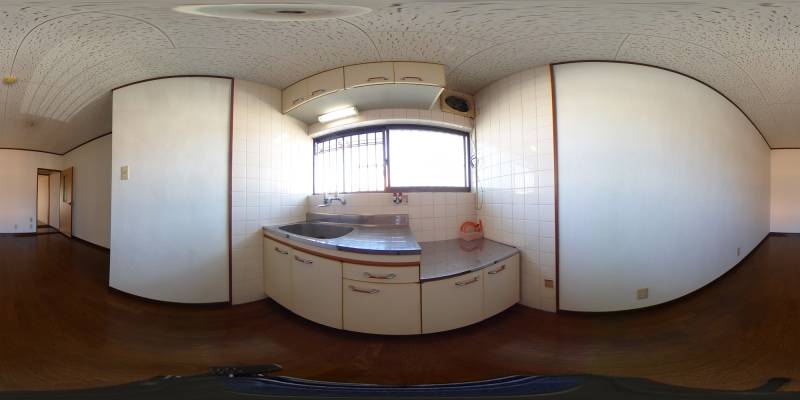 パノラマ画像キッチン