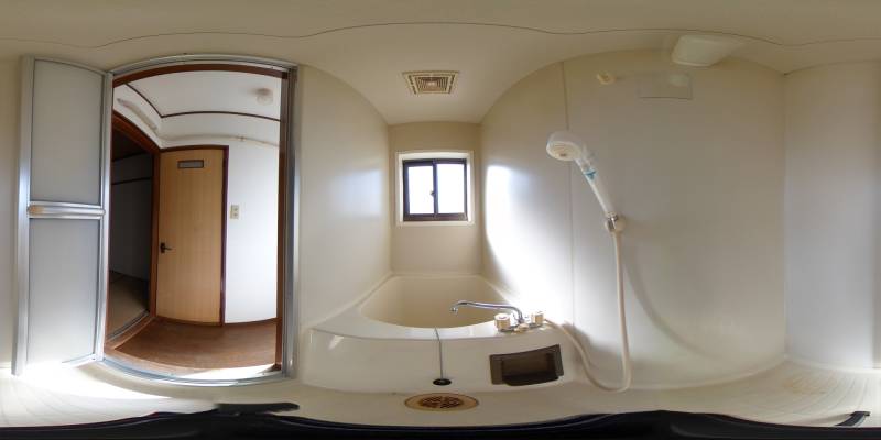 パノラマ画像バスルーム