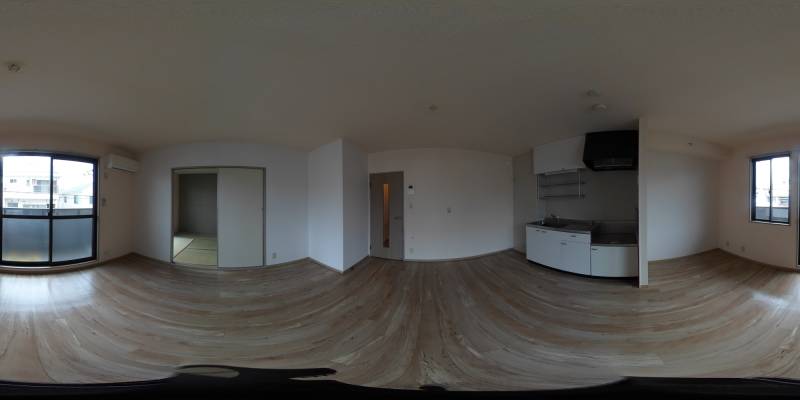 パノラマ画像リビング