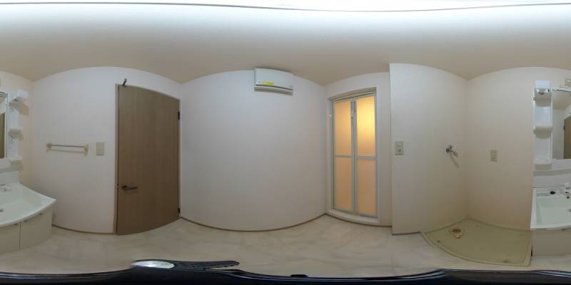 パノラマ画像洗面所