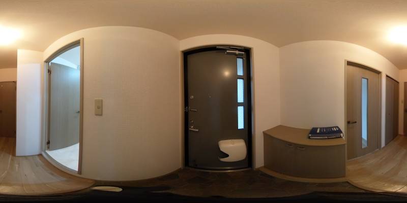 パノラマ画像玄関