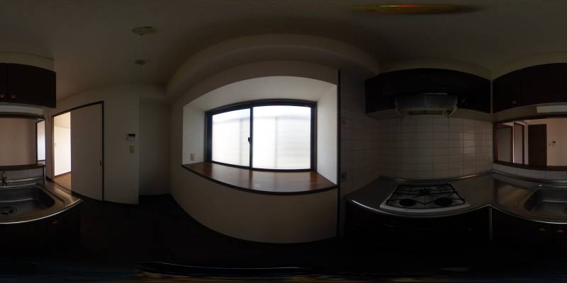 パノラマ画像キッチン