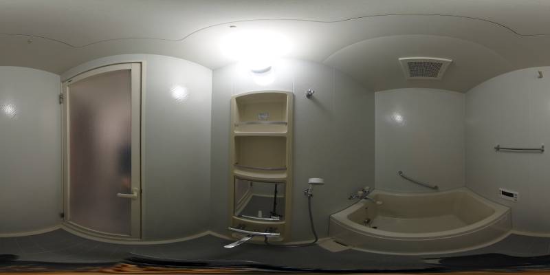 パノラマ画像バスルーム