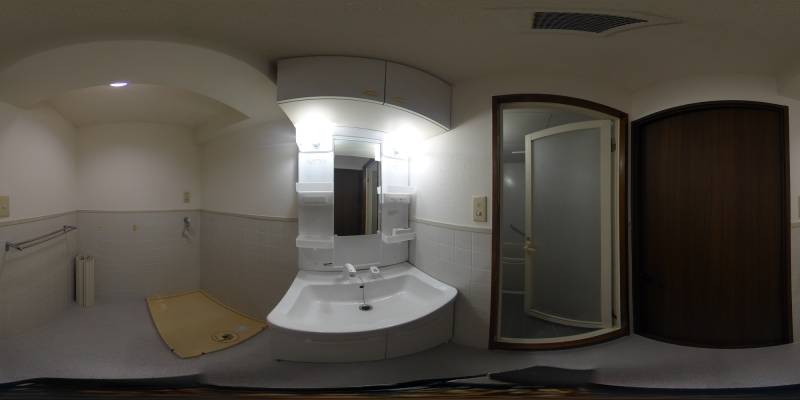 パノラマ画像洗面所