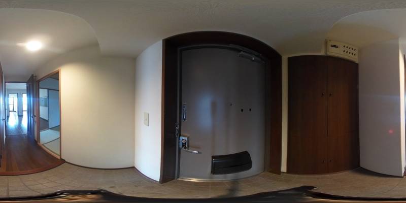 パノラマ画像玄関