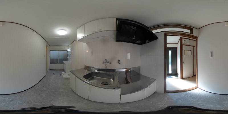 パノラマ画像キッチン