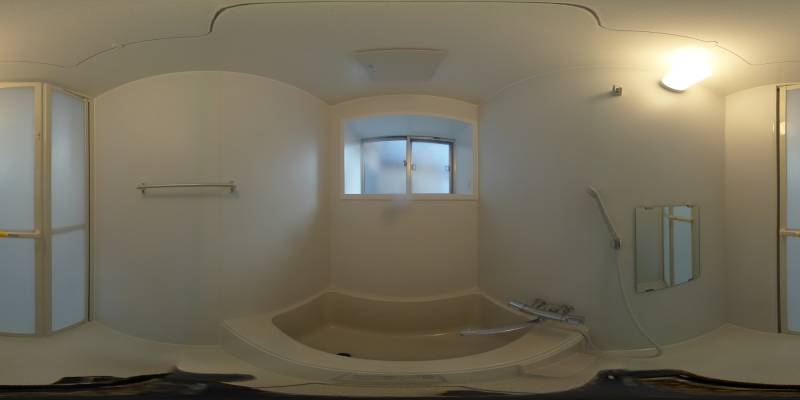 パノラマ画像バスルーム