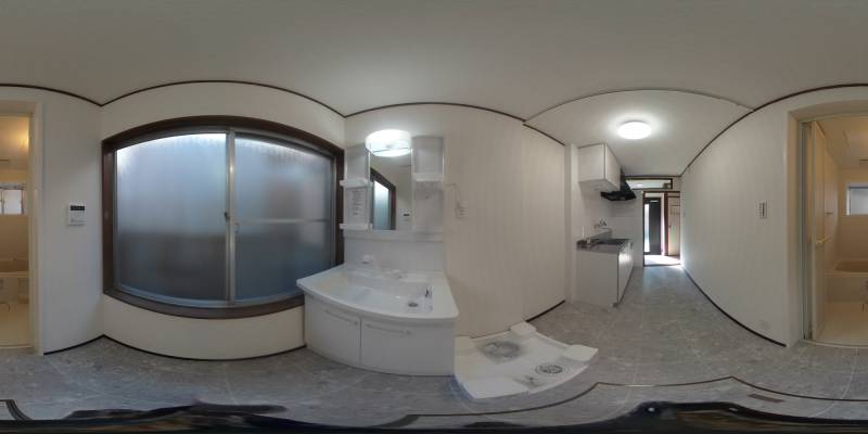 パノラマ画像洗面所