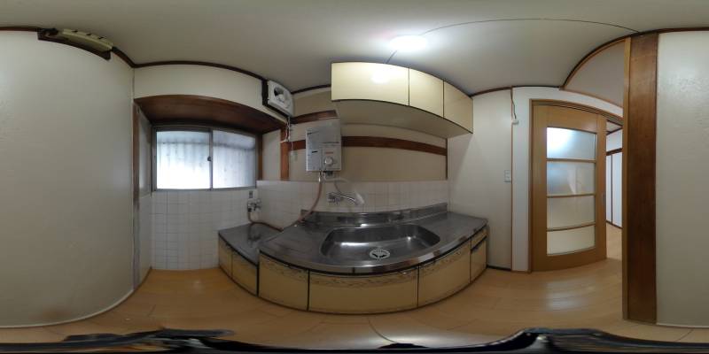 パノラマ画像キッチン