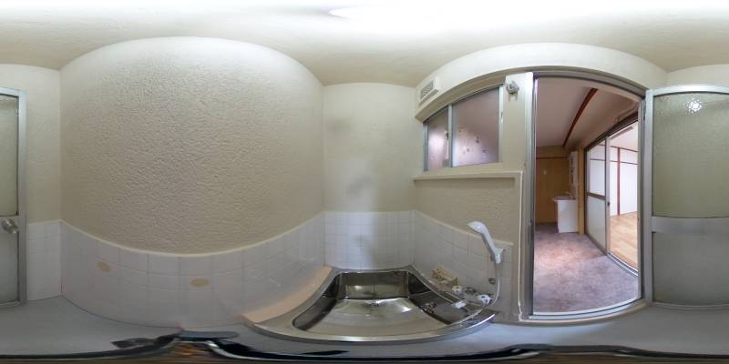 パノラマ画像バスルーム