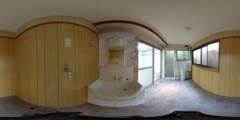 パノラマ画像洗面所