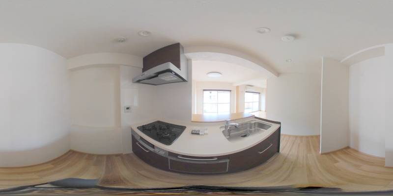 パノラマ画像キッチン