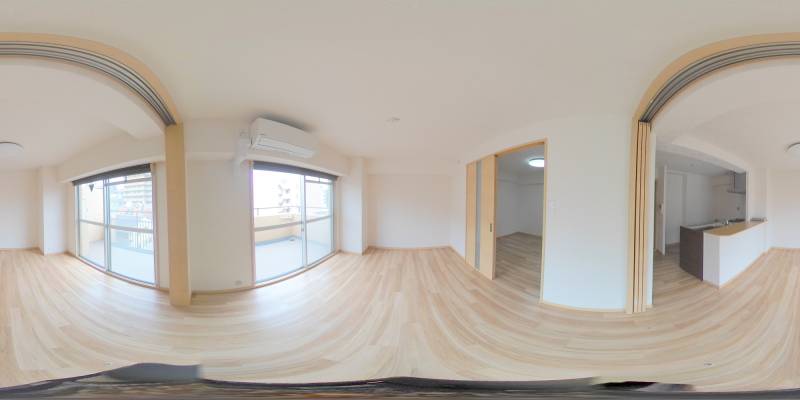 パノラマ画像リビング