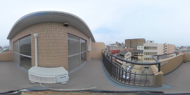 パノラマ画像バルコニー