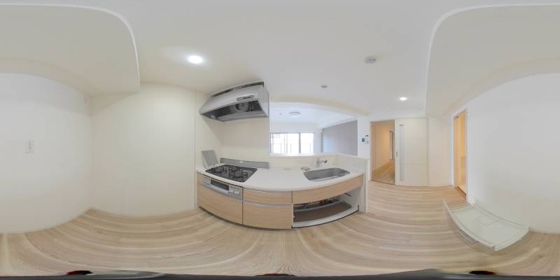 パノラマ画像キッチン