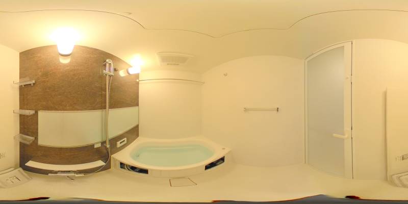 パノラマ画像バスルーム