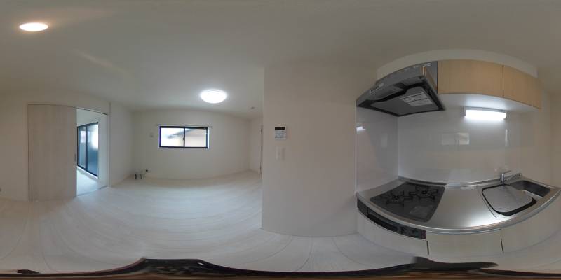 パノラマ画像キッチン