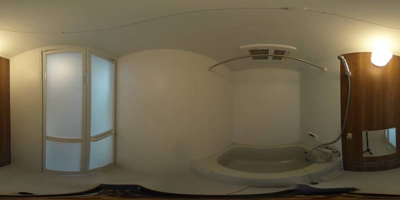 パノラマ画像バスルーム