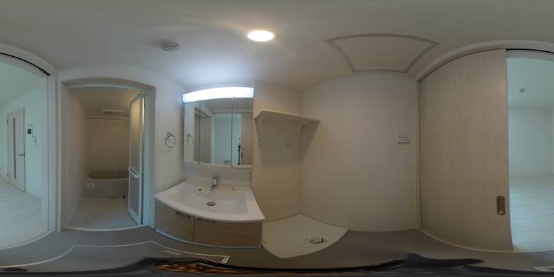 パノラマ画像洗面所