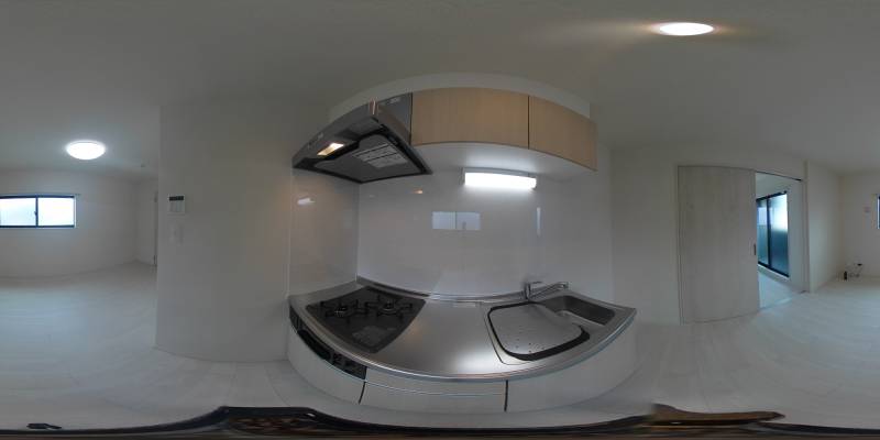 パノラマ画像キッチン