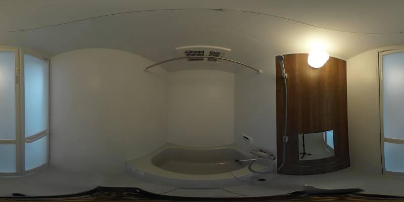 パノラマ画像バスルーム