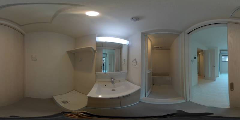 パノラマ画像洗面所