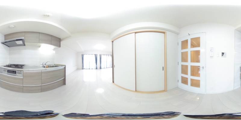 パノラマ画像キッチン