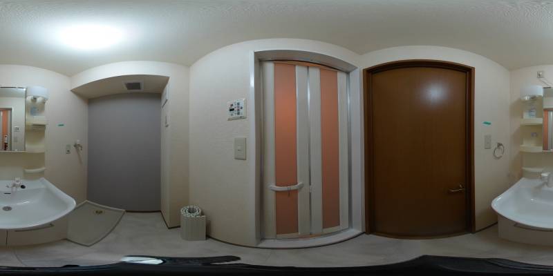 パノラマ画像洗面所