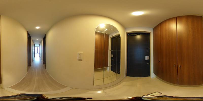 パノラマ画像玄関