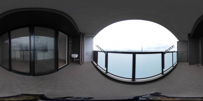 パノラマ画像バルコニー