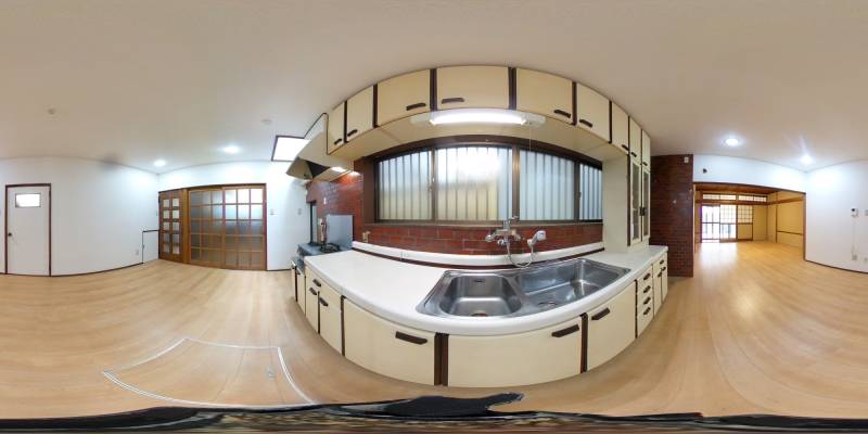 パノラマ画像キッチン