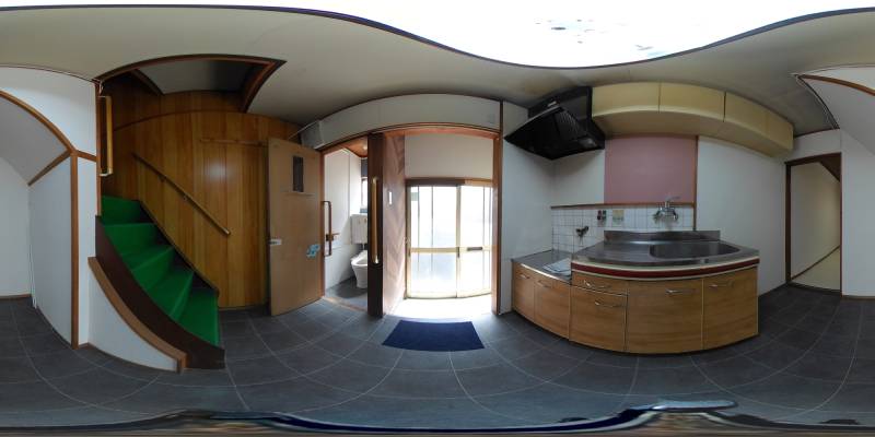 パノラマ画像キッチン