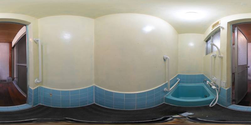 パノラマ画像バスルーム