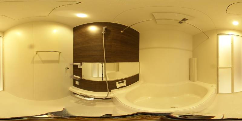 パノラマ画像バスルーム