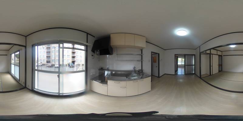 パノラマ画像キッチン