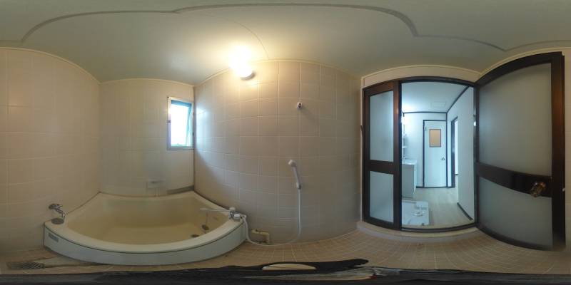 パノラマ画像バスルーム